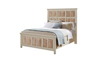 Pacifica Creme  Panel Bed